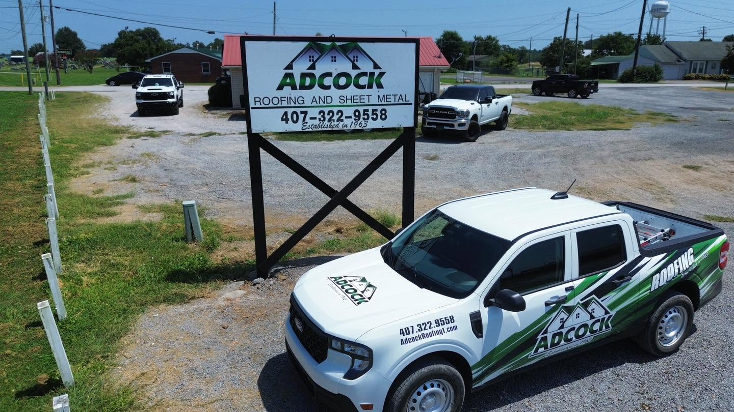 The Adcock Roofing team at work